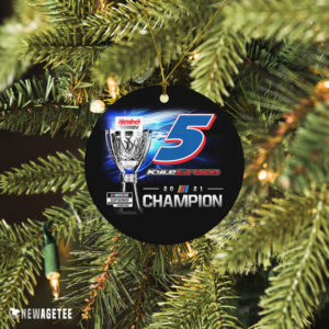 Kyle Larson 2021 NASCAR Cup Series Champion Christmas Ornament