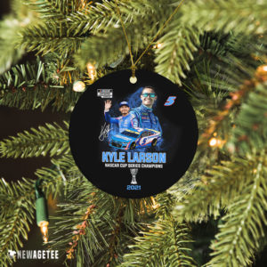 Kyle Larson NASCAR Cup Series Champion 2021 Christmas Ornament