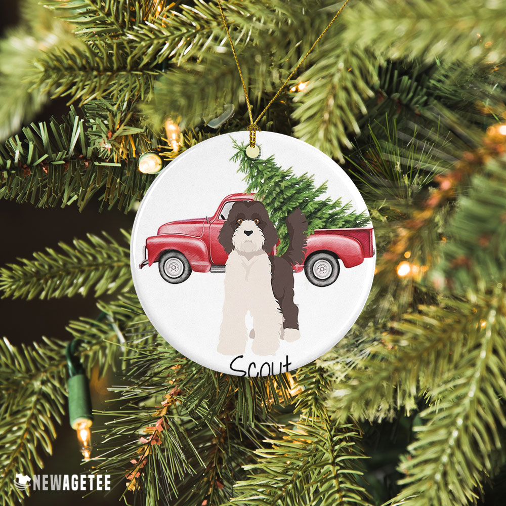 Labradoodle Golden Doodle Christmas Ornament Personalized Labradoodle Golden Doodle Christmas Ornament Personalized