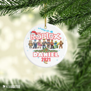 Personalized Roblox 2021 Christmas Tree Ornament