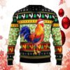 Captain Morgan The Standing Captain Ugly Christmas Sweater Knit Wool Sweater