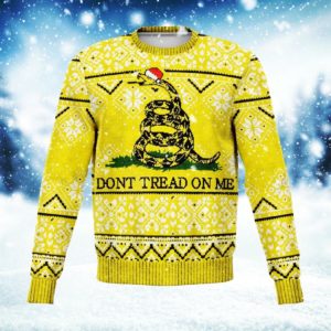 Christmas Don’t Treat On Me Ugly Christmas Sweater Unisex Knit Wool Ugly Sweater