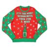Christmas Is Cancelled Ugly Christmas Sweater Unisex Knit Wool Ugly Sweater