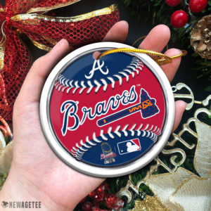 Circle Ornament Atlanta Braves WinCraft 2021 World Series Champions Ornament