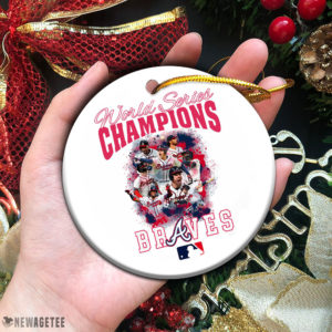 Atlanta Braves World Series Champions 2021 MLB Christmas Ornament