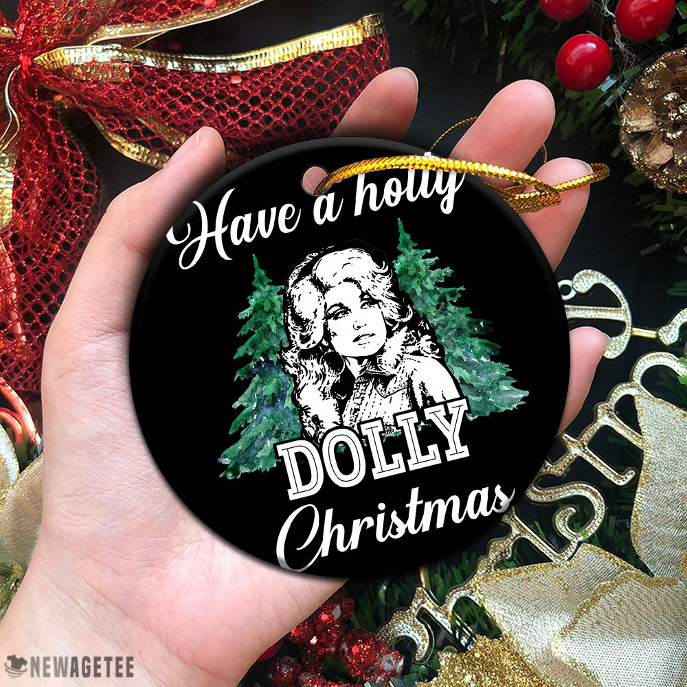 Holly Dolly Christmas Parton Christmas Ornament Holly Dolly Christmas Parton Christmas Ornament