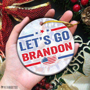 Let’s Go Brandon 2021 Republican FJB Christmas Ornament