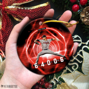 Circle Ornament Max Fried Max Fried win Gold Glove Awards Atlanta Braves Champions 2021 World Se