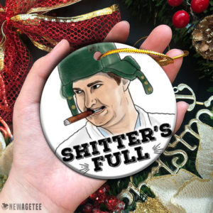 Circle Ornament National Lampoons Christmas Family Vacation Shitters Full Holiday Christmas Ornament