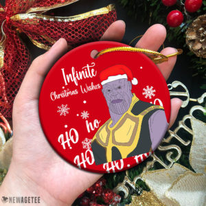 Thanos Avengers Infinite Christmas Wishes Christmas Ornament Xmas Tree Decor