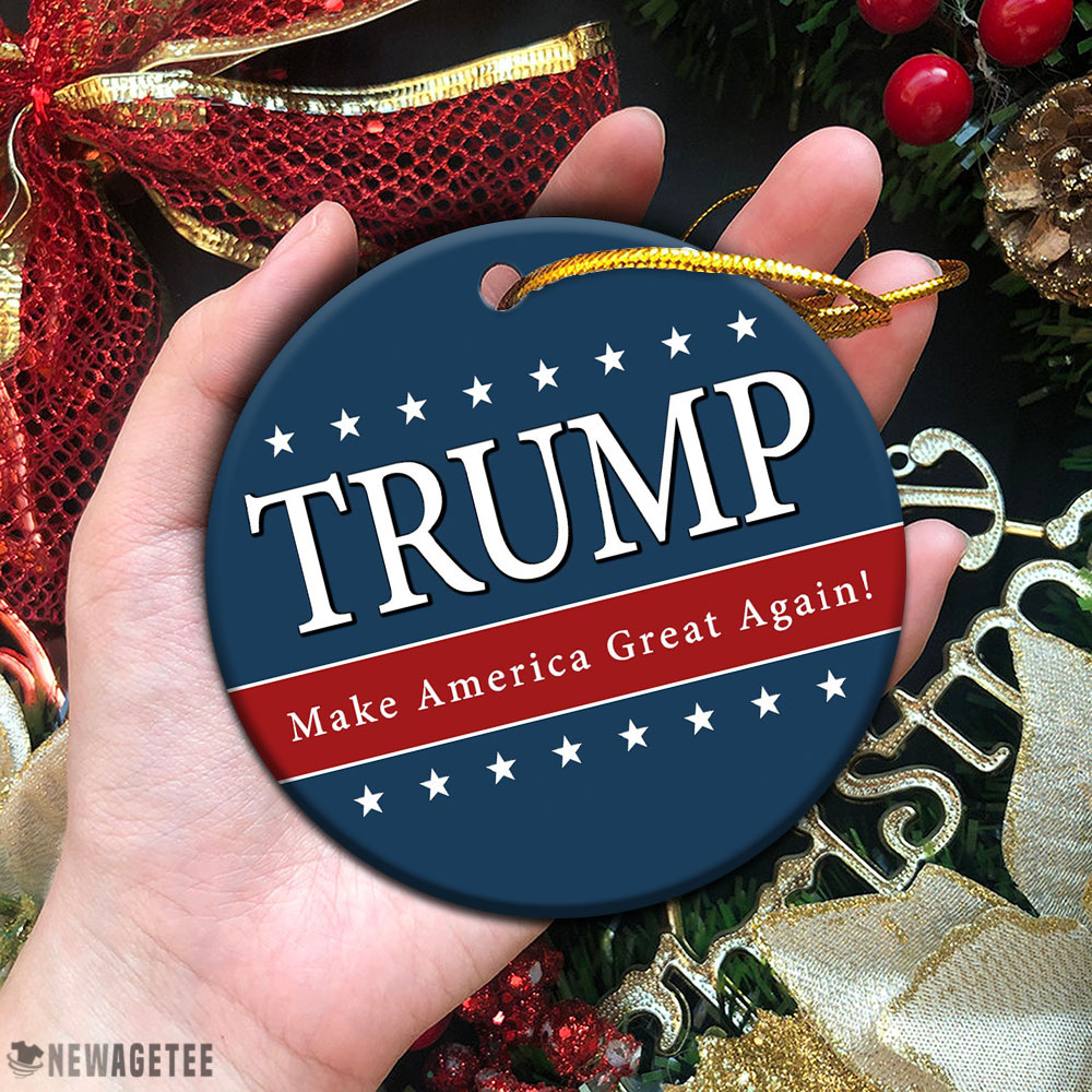 Trump Make Liberals Cry Again 2024 Christmas Ornament