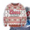 Coors Banquet Ugly Christmas Sweater Unisex Knit Wool Ugly Sweater