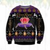 Crown Royal whisky Purple Ugly Christmas Sweater Unisex Knit Ugly Sweater