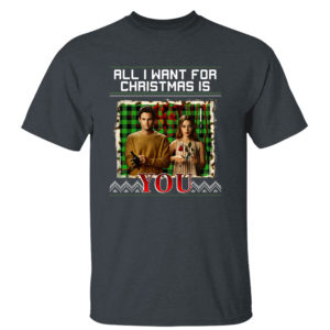 Dark Heather T Shirt All I Want For Christmas Is You A Bad Bunny Ugly Christmas Sweater Sweatshirt