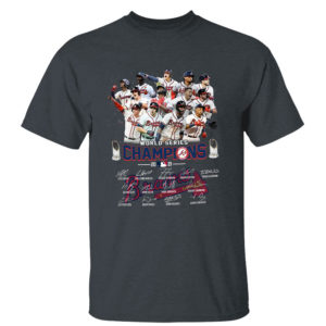 Atlanta Braves World Series Champions 2021 MLB Signatures Shirt