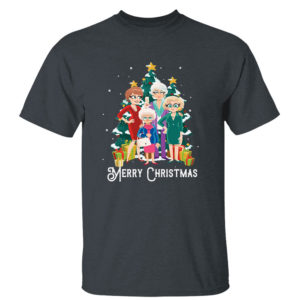 Dark Heather T Shirt Have A Golden Girl Merry Christmas Sweater Sweatshirt