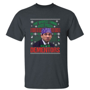 Michael Scott The Worst Thing About Prison Was The Dementors Ugly Christmas Sweater Sweatshirt