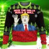 Death Row Records Lightning Ugly Christmas Sweater Knit Wool Sweater