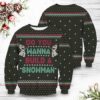 Do You Wanna Build A Snowman  Unisex Knit Wool Ugly Sweater
