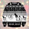 Drink Wine Pet My Golden Retriever Ugly Christmas Sweater Unisex Knit Wool Ugly Sweater