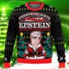 elfie Hashtag Ugly Christmas Sweater Knit Wool Sweater