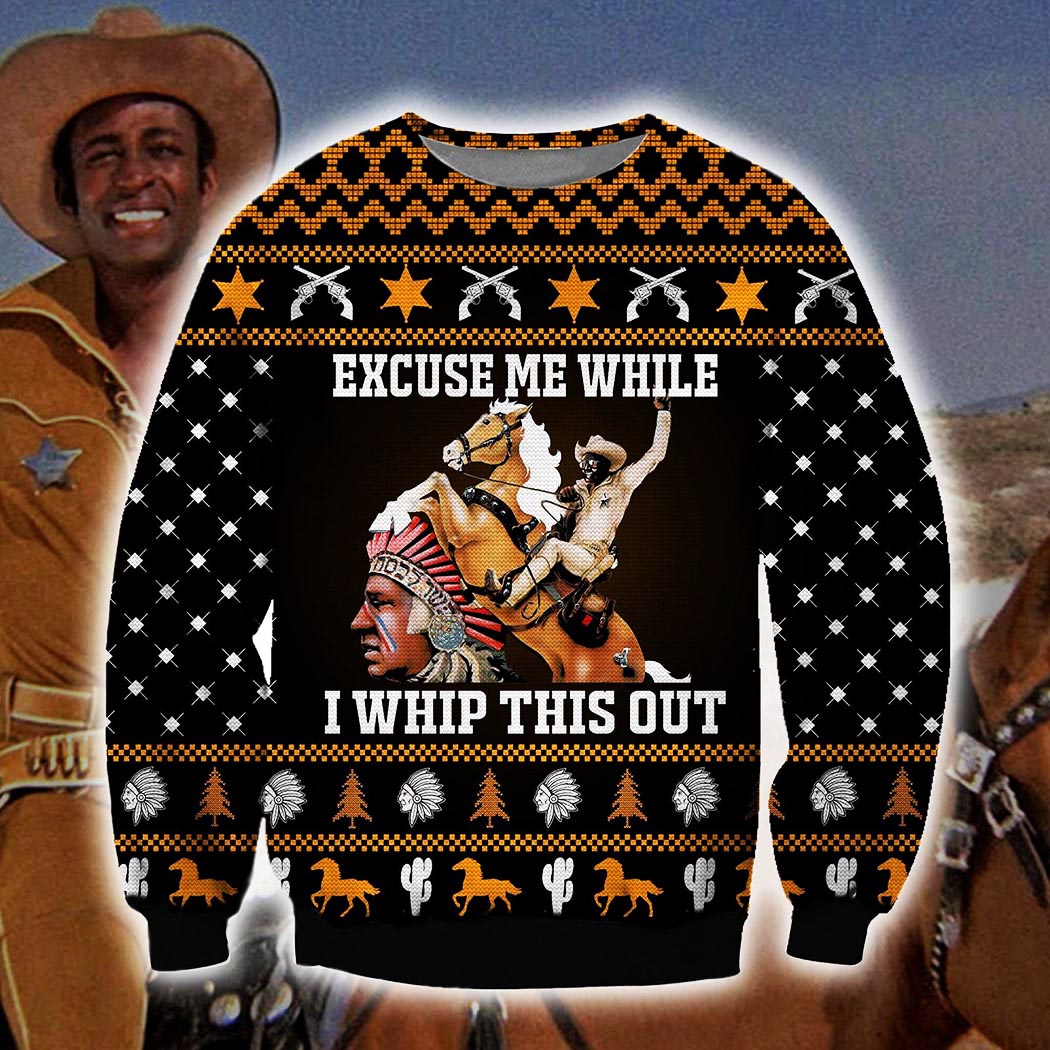 Excuse Me While I Whip This Out Ugly Christmas Sweater Unisex Knit Wool Ugly Sweater Excuse Me While I Whip This Out Ugly Christmas Sweater Unisex Knit Wool Ugly Sweater