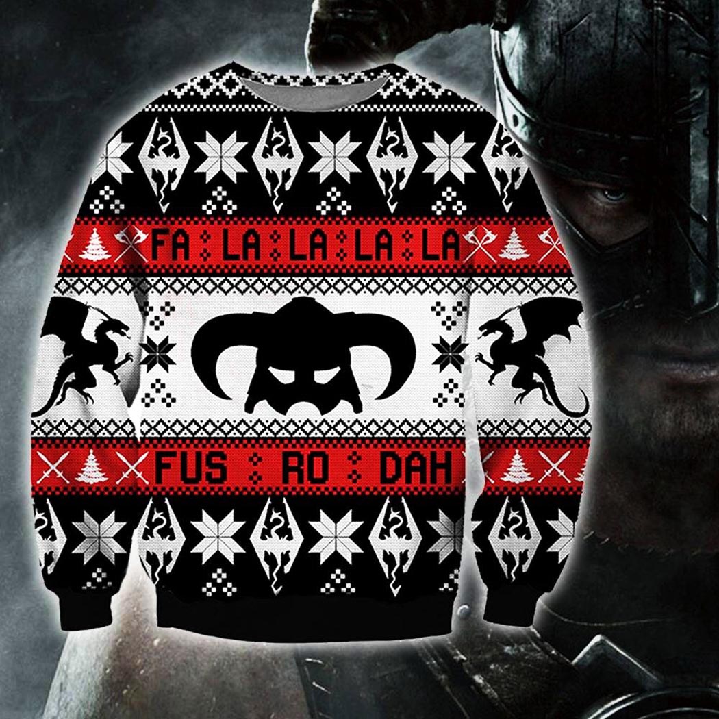 Fa La Ugly Christmas Sweater Unisex Knit Wool Ugly Sweater Fa La Ugly Christmas Sweater Unisex Knit Wool Ugly Sweater