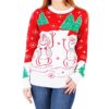 Fighting Ginjas Gingerbread Ninjas Funny Ugly Christmas Sweater Knit Wool Sweater