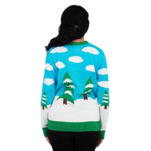 Frosty The Blowman Snowman Ugly Christmas Sweater Knit Wool Sweater