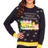 Happy Holidays Merry Ugly Christmas Sweater Knit Wool Sweater