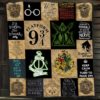 Harry Potter Quilt Blanket Hogwart Wizard Witch Magic Soft Comfortable Quilt Harry Potter Quilt Blanket Hogwart Wizard Witch Magic Soft Comfortable Quilt