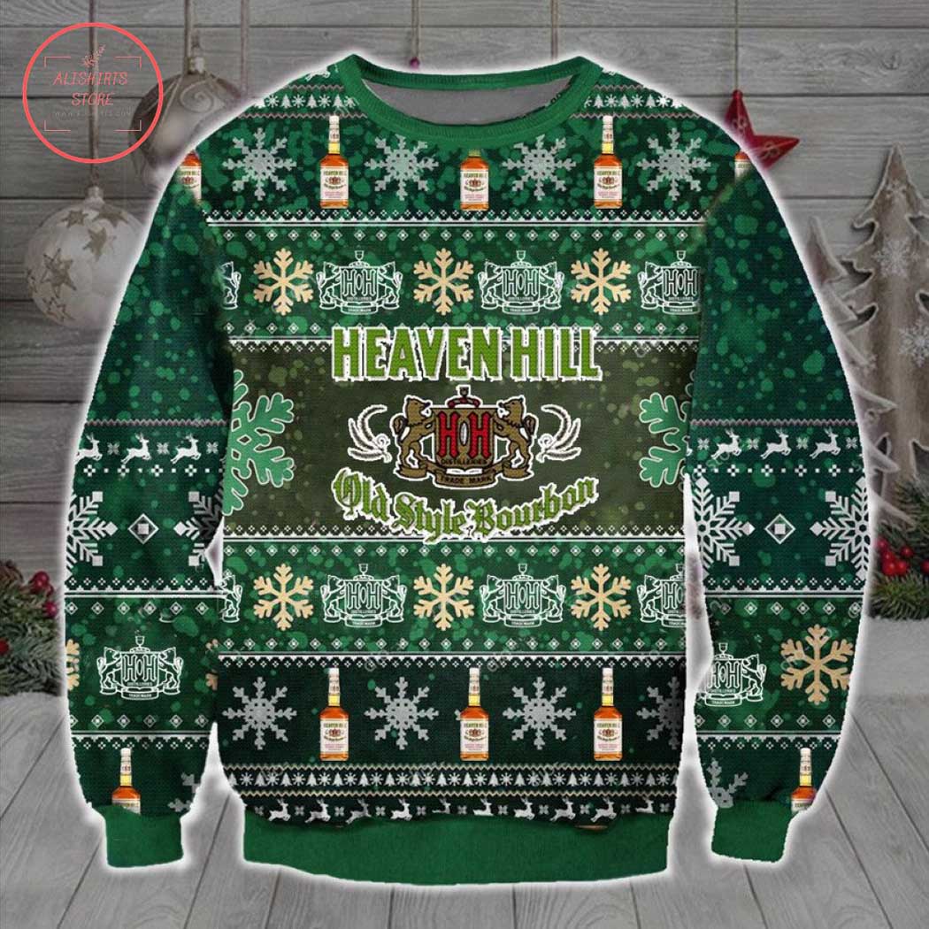 Heaven Hill Bourbon Ugly Christmas Sweater Unisex Knit Wool Ugly Sweater Heaven Hill Bourbon Ugly Christmas Sweater Unisex Knit Wool Ugly Sweater