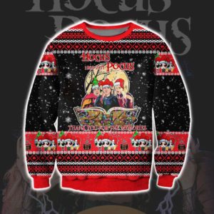 Hocus Pocus Ugly Christmas Sweater Unisex Knit Sweater