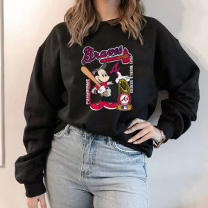 Hoodie Atlanta Braves Mickey Mouse World Series Champions 2021 MLB shirt