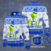 Los Angeles Chargers Grinch Knit Ugly Christmas sweater