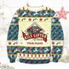 Johnnie Walker Black Label Whiskey Ugly Christmas Sweater Unisex Knit Ugly Sweater