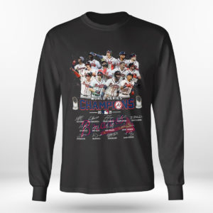 Longsleeve shirt Atlanta Braves World Series Champions 2021 MLB Signatures Shirt