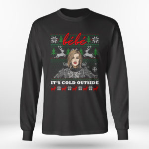 Longsleeve shirt Moira Bebe Its Cold Outside Schitt Rose Family Creek Ugly Christmas Sweater Sweatshirt