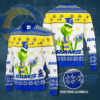 Miami Dolphins Grinch Knit Ugly Christmas sweater