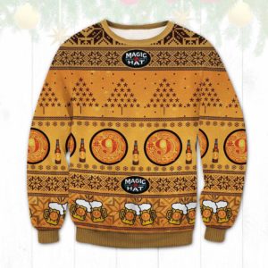 Magic Hat beer Special Brewing Ugly Christmas Sweater Unisex Knit Ugly Sweater