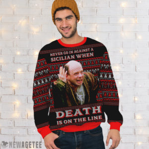 The Princess Bride Knit Ugly Christmas Sweater Never go against
