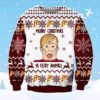 One Does Not Simply Talk Before Coffee Christmas Ugly Christmas Sweater Unisex Knit Wool Ugly Sweater