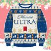 Michelob Ultra Beer Ugly Christmas Sweater Unisex Knit Ugly Sweater