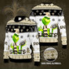 New York Yankees MLB Grinch Knit Ugly Christmas sweater