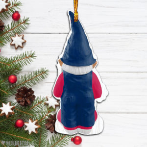 Ornament Gift Gnome Trophy Atlanta Braves 2021 World Series Champions Wood Christmas Ornament