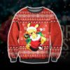 Santa Claws Ugly Christmas Knit Sweater