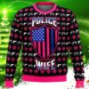 Police Navidad Ugly Christmas Knit Sweater