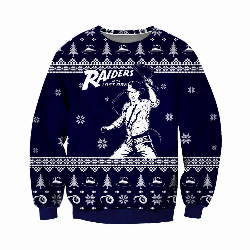 Raiders Of The Lost Ark Ugly Christmas Knit Sweater Raiders Of The Lost Ark Ugly Christmas Knit Sweater