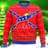Rush Rock Neil Peart Drummer Legend Never Die Ugly Christmas Knit Sweater