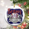 Freddie Freeman Atlanta Braves Team 2021 World Series ChampionsChristmas Ornament